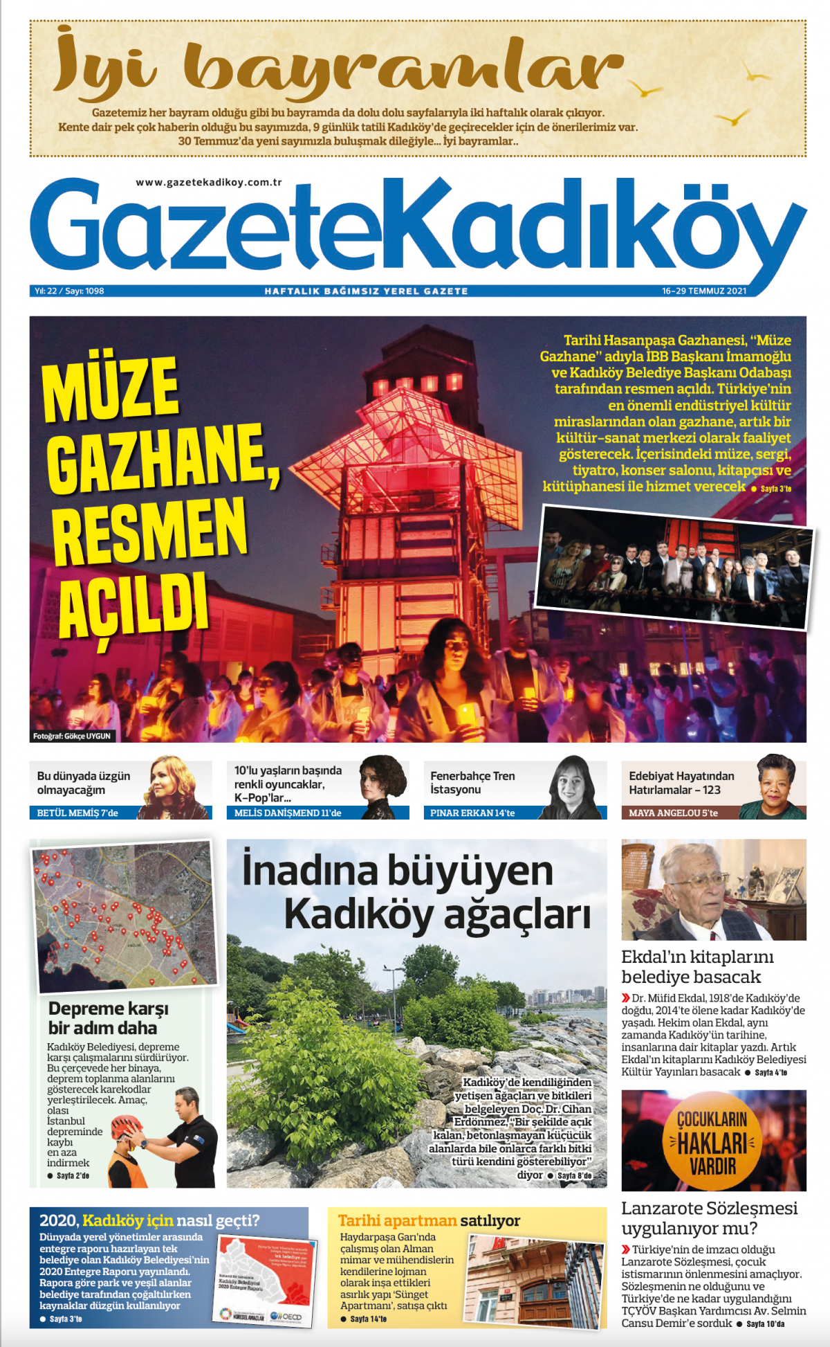 Gazete Kadıköy - 1098. Sayı